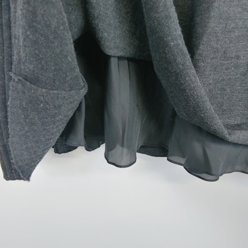 🔴SOLD🔴 Wool Women's Eileen Fisher Merino Wool Side Panel Skirt - Picture 7 of 13